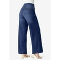 thumbnail image 3 of Roaman's Women's Plus Size Petite Plus Size 360&Deg; Stretch Wide Leg Jean, 3 of 5