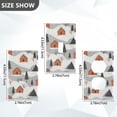 thumbnail image 7 of Yayeee Toggle Light Switch Wall Plate 1-Gang 4.5"x2.7" Home Decorative Outlet Cover, Orange Cartoon Houses, 7 of 7