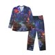 thumbnail image 1 of Fotbe Jungle Path Glowing Mushrooms Pijama de Hombre con Estampado de Manga Larga, Conjunto de 2 Piezas, Ropa de Dormir Suave y Cómoda con Bolsillos-X-Large, 1 of 7