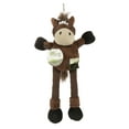 thumbnail image 3 of goDog Checkers Skinny Horse Squeaky Plush Dog Toy, Chew Guard Technology - Large, 3 of 6