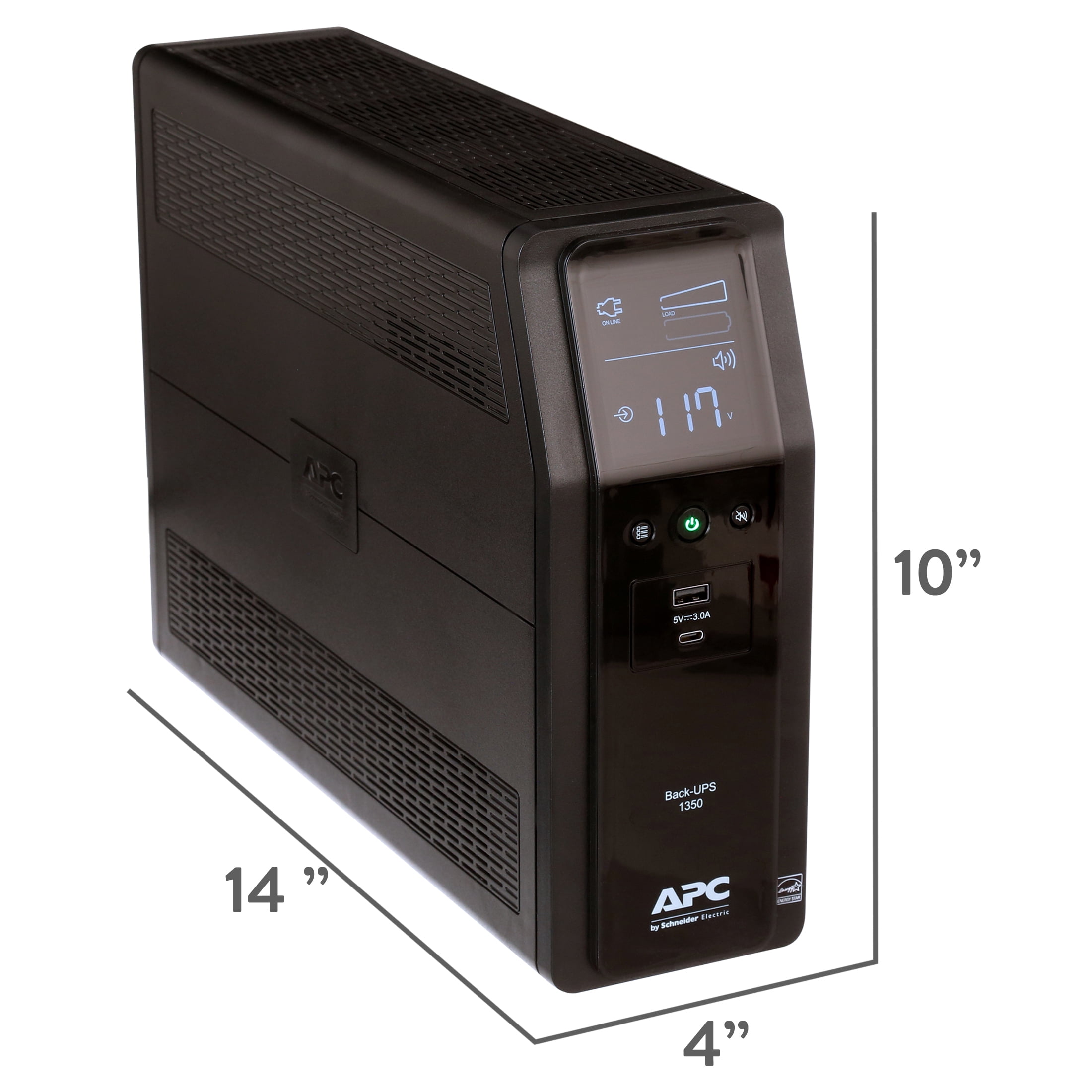 APC UPS Battery Backup Surge Protector, 1350VA Uninterruptible Power Supply, Back-UPS Pro (BN1350M2)
