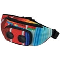 thumbnail image 1 of Fannypack with Speakers. Bluetooth Fanny Pack for Parties / Festivals / Raves / Beach / Boats. Rechargeable, Works with iPhone & Android. (Rainbow, 2022 Edition), 1 of 2