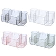 thumbnail image 4 of Makeup Organizer Wall Mounted Clear Cosmetic Display Case Shower Caddy for Home, 4 of 10