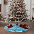 thumbnail image 6 of Bingfone Christmas Tree Skirt Mat Christmas Decoration Interior 30"-Dolphin, 6 of 8