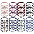 thumbnail image 2 of 40 Pieces in 8 Colors Super Stretchy Three-in-One Bead Pearl Hair Ties Scrunchies Hairbands Korean Hair Ropes Ponytail Holders for Women Girls, 2 of 4