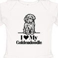 thumbnail image 4 of Inktastic I Love My Goldendoodle Dog Boys or Girls Long Sleeve Baby Bodysuit, 4 of 5