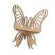 thumbnail image 4 of Estante esquinero con forma de mariposa, estante esquinero de pared, versátil y decorativo para el hogar. Estilo A, 4 of 8