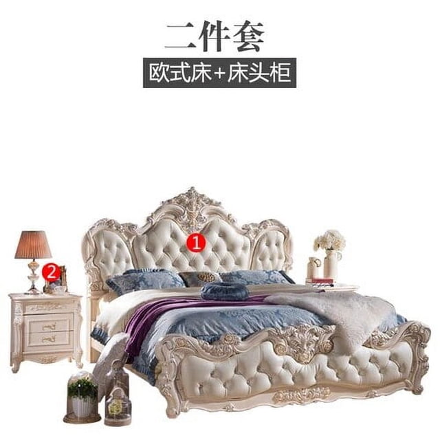 Wood Fancy Bed Frames Queen Mattress Headboard Master Bedroom Twin King Size Bed Modern Luxury Cama Matrimonial Hotel Furniture My Lux Decor Round