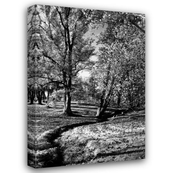 Alan Hausenflock 28x40 Gallery Wrapped Canvas Wall Art Titled - A Small Creek
