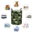 thumbnail image 6 of Bingfone Camouflage Shark Waterproof Foldable Laundry Hamper Bucket With Handles For Storage Bin,Clothes Hamper (Medium), 6 of 8