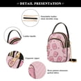 thumbnail image 4 of FORMRS Crossbody Bag for Women Quilted Travel Shoulder Cell Phone Purse with Chain Strap Handbag, Phones and Hearts, 4 of 7