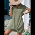 thumbnail image 4 of Vestido Informal con Cuello en V y Protección Solar, Color Verde , Talla L, 4 of 6