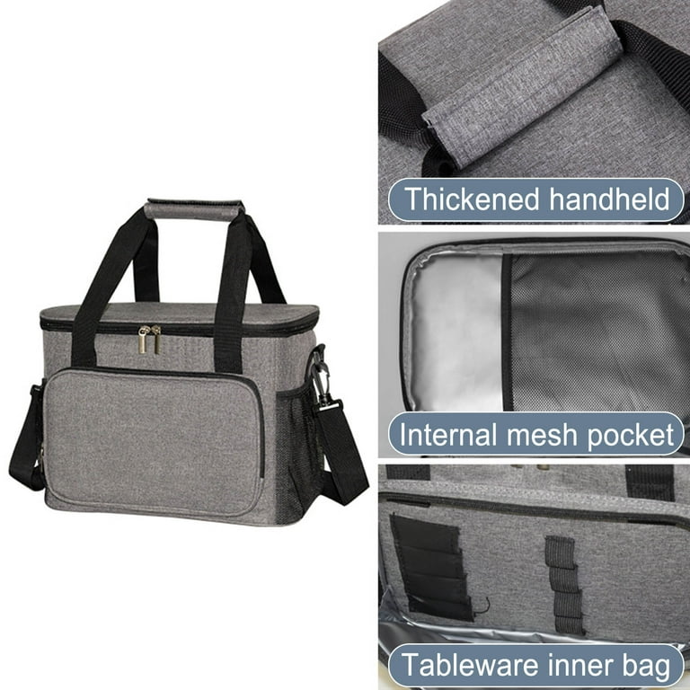 Double-layer Thickened Oxford Cloth Portable Insulation Bag, Ice