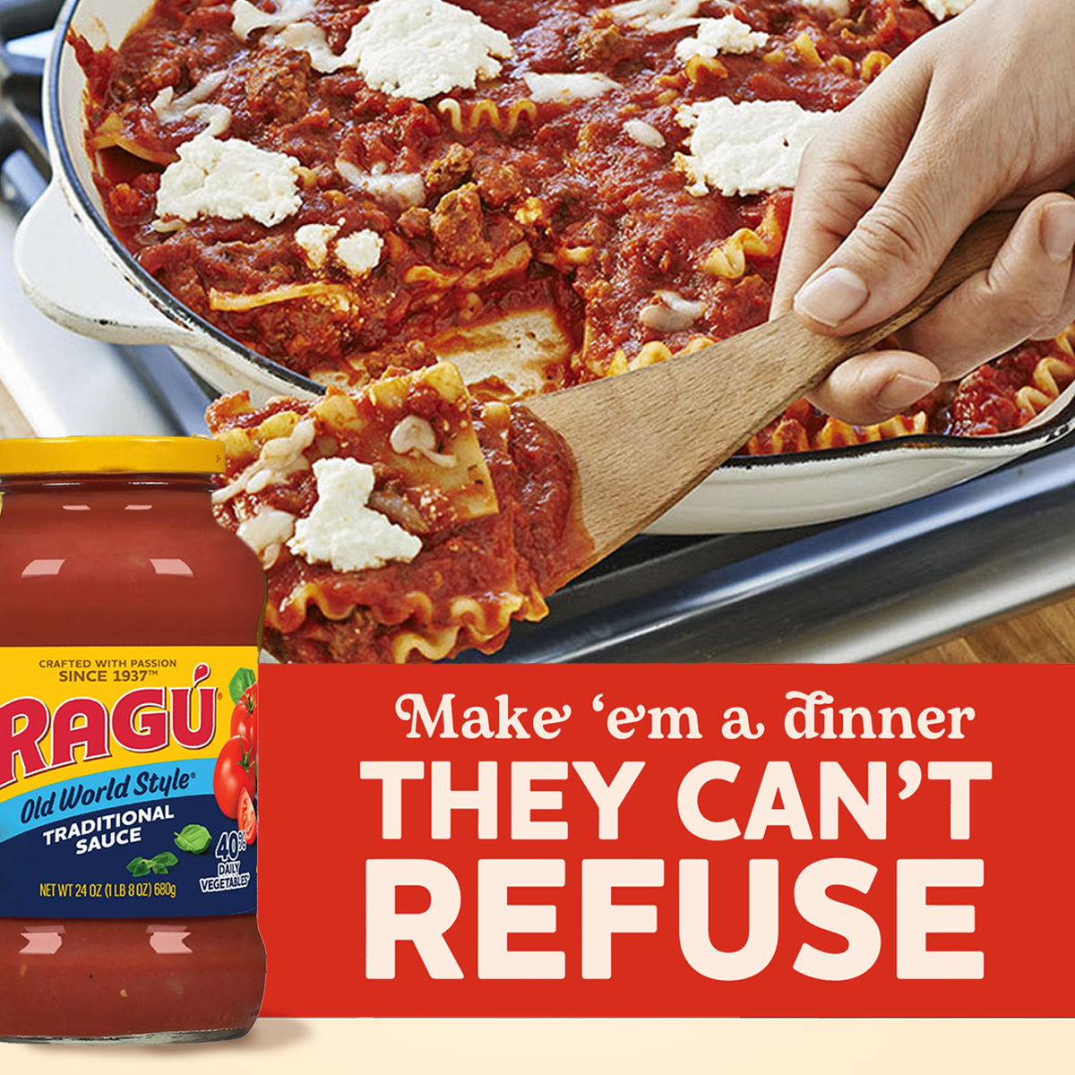 RAGU Old World Style Traditional Pasta Sauce, 24 oz