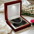 thumbnail image 5 of Dad to Son Christmas Cuban Link Chain Necklace, Cuban Link Chain, Stainless Steel or Yellow Gold, Message Card & Gift Box, 5 of 5