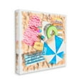 thumbnail image 3 of Stupell Industries Tropical Summer Beach Lounge Towel Umbrella Floats, 17 x 17,Design by Alonzo Saunders, 3 of 5