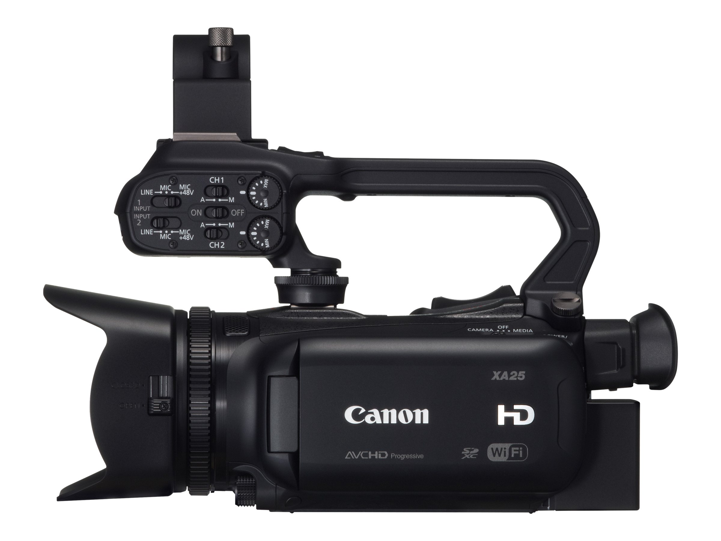 Canon XA25 - Camcorder - 1080p - 3.09 MP - 20x optical zoom - flash card - Wi-Fi - image 14 of 15
