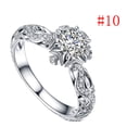 thumbnail image 5 of Elneeya Clearance Rings for Women Luxury Women's Silver Shiny Ring Wedding Engagement Diamond Ring Fashion Jewelry Party Peace Anniversary Accessories, 5 of 6