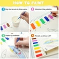 thumbnail image 3 of ZMLM Paint with Water Books for Kids - Easter Basket Stuffers Mess Free Coloring Activity for Toddlers - Arts & Crafts Gifts Toys for Valentines Birthday Christmas Boy Girls Ages 4 5 6 7 8(Food), 3 of 3