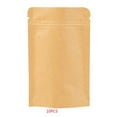 thumbnail image 2 of 10pcs Resealable Zip Lock Solid zipper seal Color Kraft standing zipper seal bag Paper Foil Bag Stand Up Heat Seal Food Grade Pouch, 2 of 7