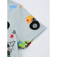 thumbnail image 3 of WIBACKER 1-12Y Kids Boys Pajamas Set Little Boy Short Sleeve Tops and Pants 2 Piece Pjs Boys Sleepwear Cars Jammies, 3 of 14