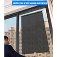 thumbnail image 3 of Floleo Suction Cup Car Window Shade, 60x40cm Retractable Sun Shade Curtain for Auto & Home, UV Protection & Heat Blocking PVC Mesh, Easy Install No Drill, 3 of 7