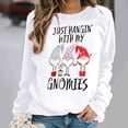 thumbnail image 3 of Hauts de Noël pour Femmes Manches Longues Mode de Noël Décontracté Manches Longues Imprimé Chandails en Molleton pour Dames, 3 of 6