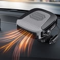 thumbnail image 3 of Automóvil Coche Vehículo Eléctrico Auto Calentador Ventilador 12V Base giratoria de 360 grados con encendedor de cigarrillos Ahorro de energía Portáti Soledad Calentador de coche, 3 of 9