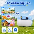 thumbnail image 4 of TOPVISION Kids Instant Print Camera 1080P HD Digital Camera with 32GB TF Card & Print Paper Rolls, Music Player & Games, 5 Color Pens, Toy Cameras Christmas Birthday Gift for Girls Boys Age 3-12, 4 of 7