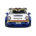 thumbnail image 6 of Solido 2022 Porsche 964 RWB Bodykit No 1 Rauhwelt Racing Livery Coupe Blue and White 1:18, 6 of 8