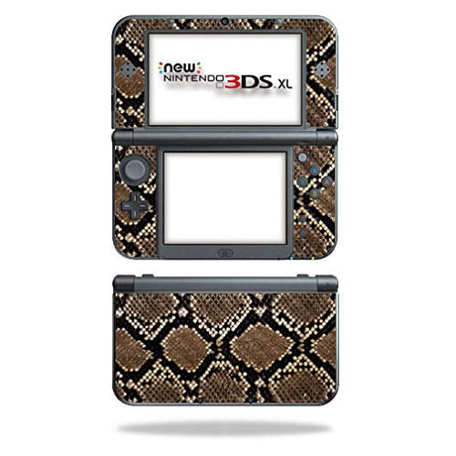 MightySkins Carbon Fiber Skin for Nintendo New 3DS XL (2015) - Rattler | Protective, Durable Textured Carbon Fiber Finish | Easy to Apply, Remove, and Change Styles | Made in The USA