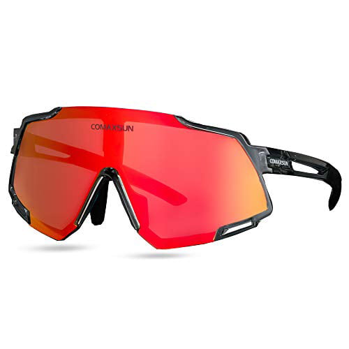 5 Pair Lens Cycling Outdoor Sports Flight Jacket Polarized Sunglasses 