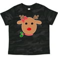 thumbnail image 3 of Inktastic Girl Reindeer Boys or Girls Toddler T-Shirt, 3 of 5