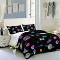 thumbnail image 3 of Hosima 3-Piece 3D Digital Printed Duvet Cover, Alien and Other Patterns, Children's and Adult Bedding Series,DLC30-Queen, 3 of 7