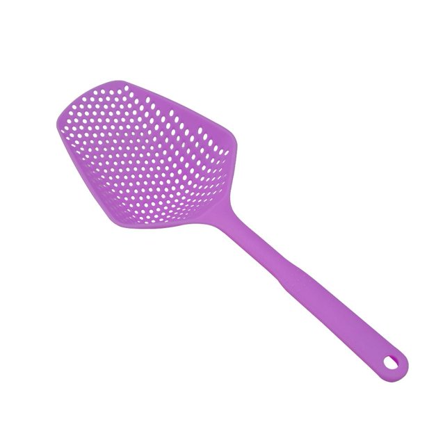 Espátula Plástico Espátula Pala Hielo Plástico Prácticos Utensilios Antiadherentes Colador Plástico (Púrpura) Púrpura