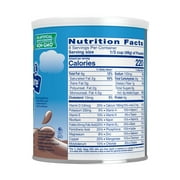 PediaSure Grow & Gain Shake Mix Powder, Chocolate, 14.1 oz Can, 48 Servings