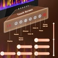 thumbnail image 6 of Vitesse 42 inch Electric Fireplace Recessed and Wall Mounted,750/1500W Heater and Linear Fireplace with Touch Screen Control Panel, Timer,Remote Control,Adjustable Flame Color and Speed, 6 of 7