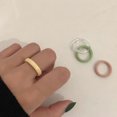 thumbnail image 4 of Resin Ring Fashion Transparent Acrylic Statement Ring Knuckle Ring Finger Ring, 4 of 10