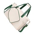 thumbnail image 1 of Wweixi Pickleball Racket Bag Lightweight with Zipper Bag Racquet Handbag Pickleball White Green, 1 of 6