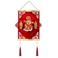 thumbnail image 2 of yotijay Chinese New Year Decoration Traditional The God of Wealth Charm Hanging Ornament, 2 of 9