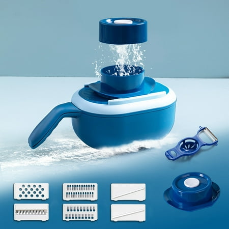 

Journey Multipurpose Vegetable Shredder Veggie Dicers Food Choppers Portable Slicer Kitchen Tool For Kitchen(Dark Blue)