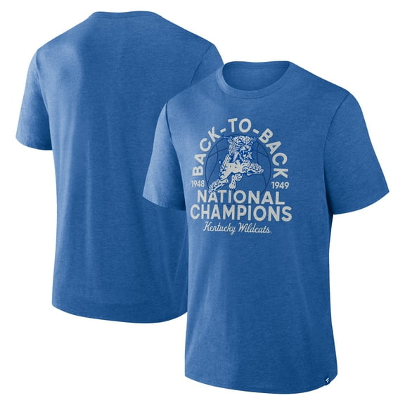 Men's Fanatics Royal Kentucky Wildcats Dynamic Showdown Tri-Blend T-Shirt