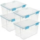 thumbnail image 1 of Caja de juntas Sterilite Storage Bins de 54 cuartos de galón, paquete de 4, 1 of 9