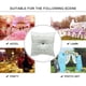 thumbnail image 5 of Anillo de boda Almohada Portador de anillo Almohada Cojín Cinta de encaje Decoración de cristal para CACAGOO Almohada de anillo de bodas, 5 of 7