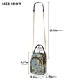 thumbnail image 3 of Cross Body Fashion Shoulder Waist Purse Bags Celestial Blue Pocket Handbags, 3 of 7