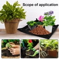thumbnail image 6 of Gostoto Lock Waterproof Anti Dirty Thicken Basin Cushion Mix Soil Flower Land Mat Gardening Pad Foldable Reusable Transplanting Pot, 6 of 7