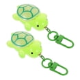 thumbnail image 4 of Sea Turtle Keychain Mini Turtle Shape for Women Light Green Acrylic Glow in The Dark 2Pcs, 4 of 4