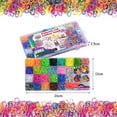 thumbnail image 3 of Rubber Elastic Bracelets - 1600+ Pcs Loom Bands, Loom Kit With Storage Box And Knitting Tool, 3 of 5