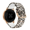 thumbnail image 1 of ALMNVO (Single pack 3pack) 20mm Compatible with Galaxy Watch 5 4 40/44mm Watch 5 Pro 45mm Samsung Galaxy Watch 4 Classic 42/46mm Galaxy Watch Active 2/3 Flower Silicone Pattern Replacement Strap, 1 of 6