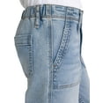 thumbnail image 3 of Jordache Girls Utility Denim Joggers, Sizes 6-18, 3 of 5